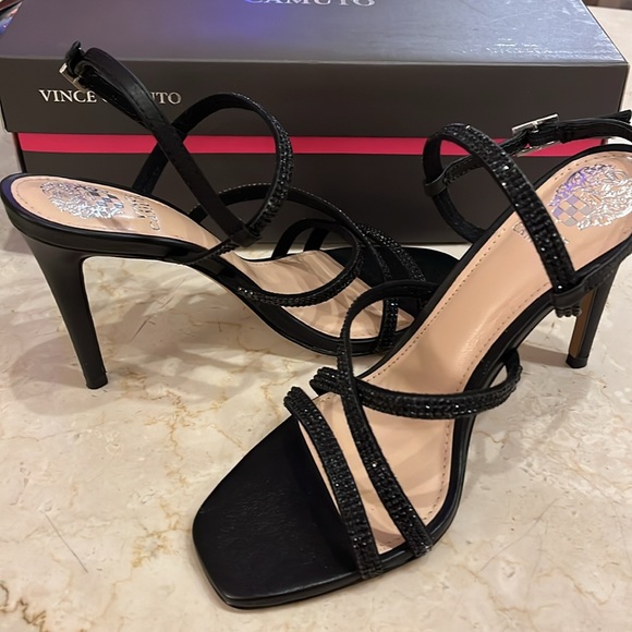 Vince Camuto gorgeous black stiletto. Size 7.5. New! Never worn. - Picture 2 of 7
